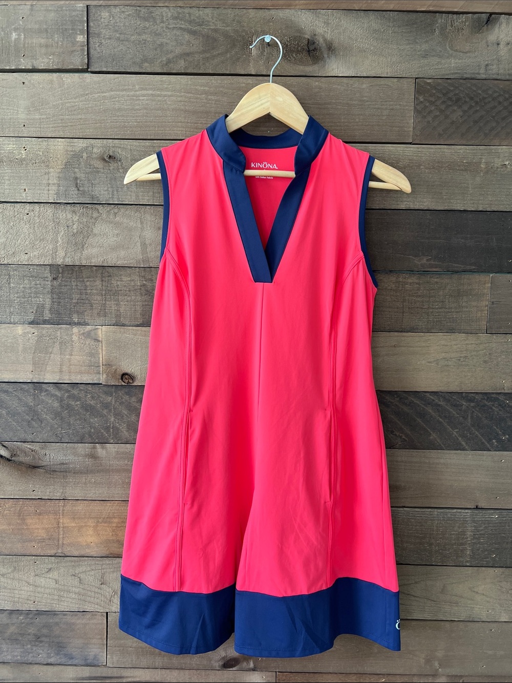 Kinona Women's Golf Tennis Dress in Red/Pink Navy Blue Size Small